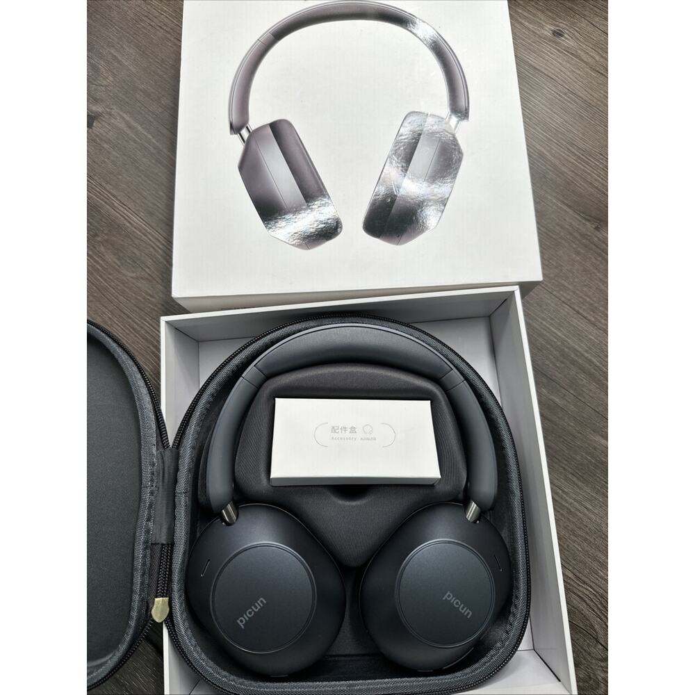 Picun F6 Active Noise Cancelling Wireless Headphones Head Tracking 3D Audio 40mm